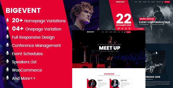 BigEvent v2.5.2 会议活动 WordPress 主题下载
