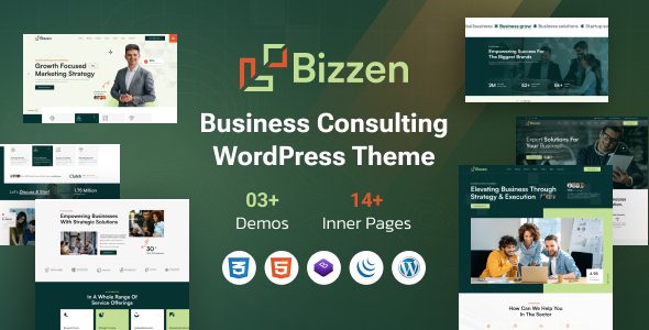 Bizzen v1.0 – 商业咨询 WordPress 主题下载