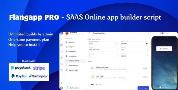 Flangapp PRO v2.9.4 – 在线应用app构建器PHP源码下载