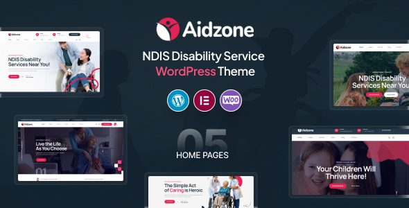 Aidzone v1.0.0 – NDIS 残疾服务 WordPress 主题下载