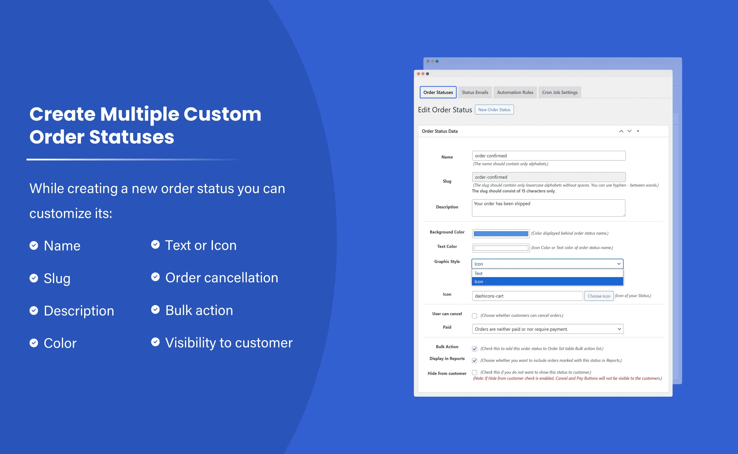 Custom Order Status for WooCommerce v1.3.1 (by Addify) WooCommerce 自定义订单状态插件下载