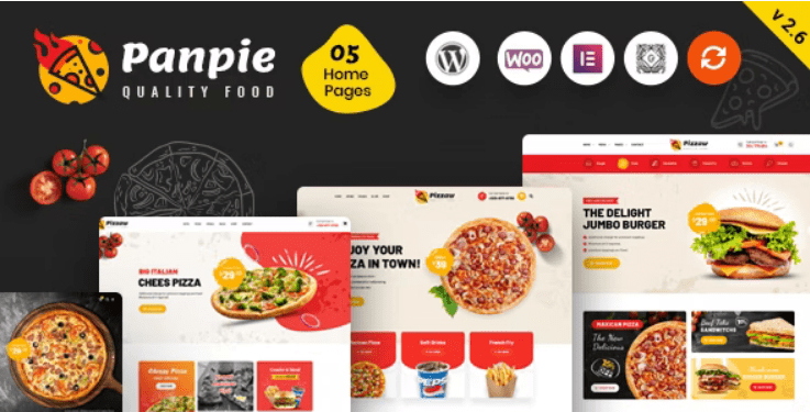 Panpie v3.2.3 餐厅 WordPress 主题下载 [已激活]