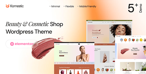 Komestic v1.0 – 美妆化妆品商店 WordPress 主题下载