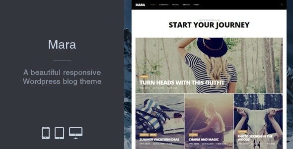 Mara v2.5.6 精美照片 WordPress 博客主题下载