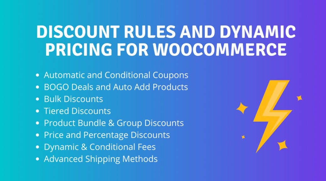 WooCommerce Dynamic Pricing and Discounts PRO v9.10.3 商品动态价格折扣插件下载
