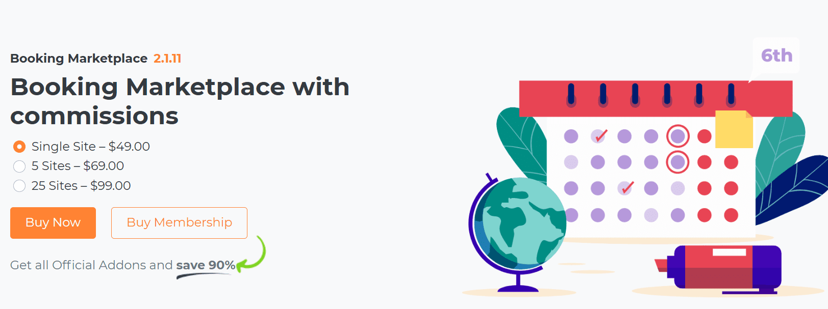 GeoDirectory Booking Marketplace with commissions 2.1.11 拓展插件下载