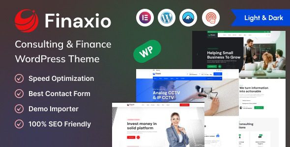 Finaxio v2.0.1 咨询与金融WordPress主题下载