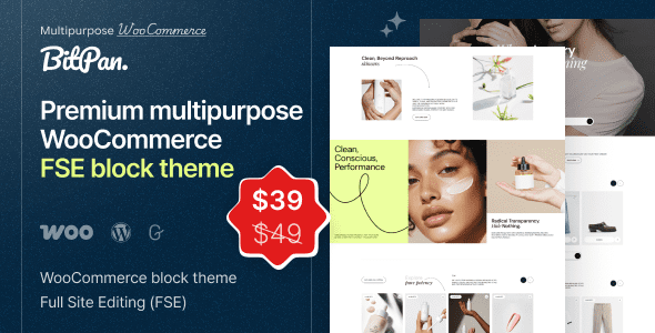 Bitpan v1.1.0 – 多功能 WooCommerce 全站编辑块主题下载