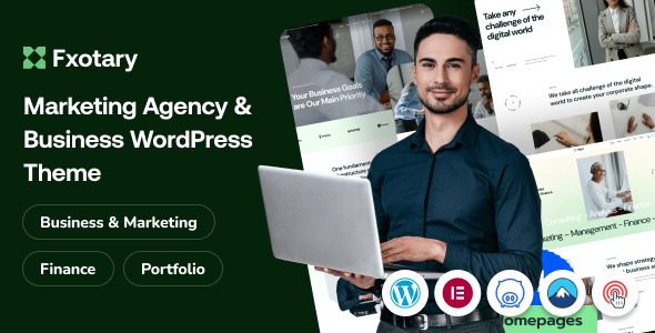 Fxotary v1.0.0 现代数字代理机构 WordPress 主题下载
