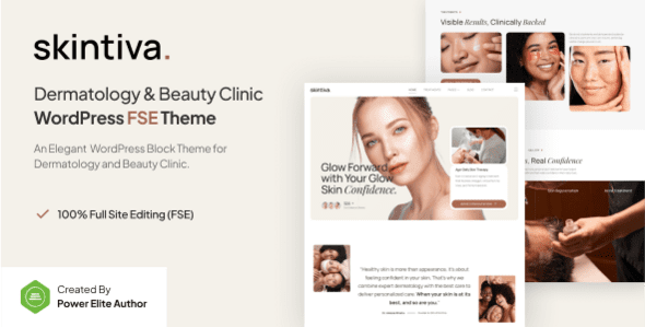 Skintiva v1.0.0 – 皮肤科和美容诊所 Gutenverse FSE WordPress 主题下载