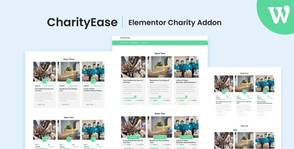 CharityEase v1.0.1 Elementor 慈善插件下载