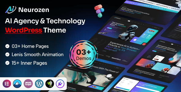 Neurozen v1.0 – 人工智能代理及技术 WordPress 主题下载