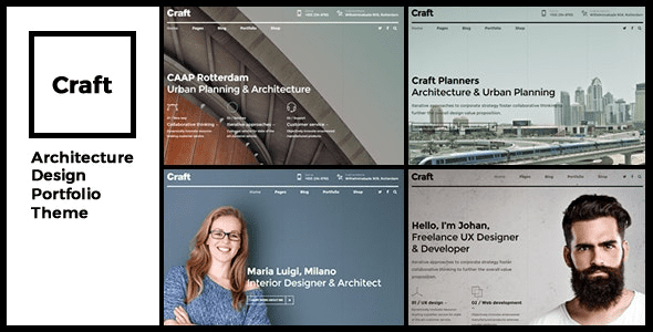 Craft Portfolio v1.4.0 建筑与设计wordpress主题下载