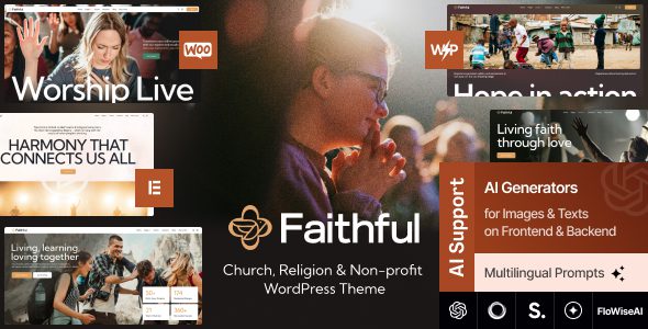 Faithful v1.0 – 教会和宗教非营利组织 WordPress 主题下载