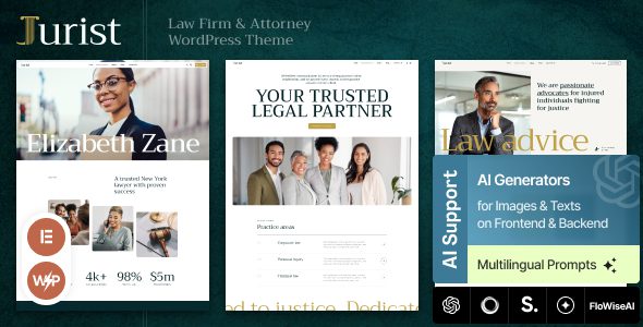 Jurist v1.0 – 律师事务所和律师专用 WordPress 主题下载