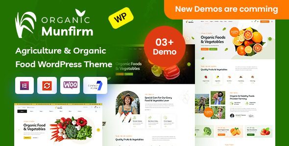 Munfirm v1.0.3 有机食品商店 WordPress 主题下载