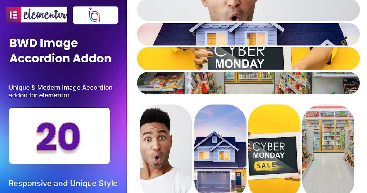 BWD Image Accordion for elementor v2.7 插件下载