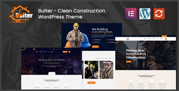 Bulter v1.0.7 简洁的建筑公司WordPress主题下载