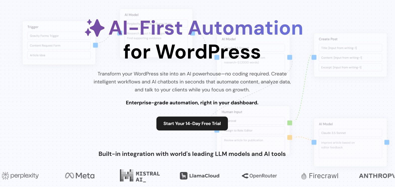 AI Workflow Automation Pro v1.8.4 智能 AI 自动化工作流程wordpress插件下载