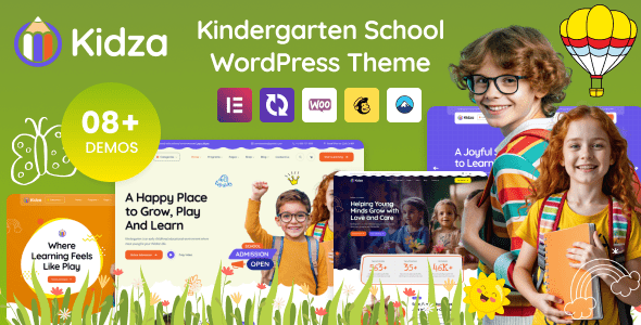 Kidza v1.0.1 幼儿园 WordPress 主题下载