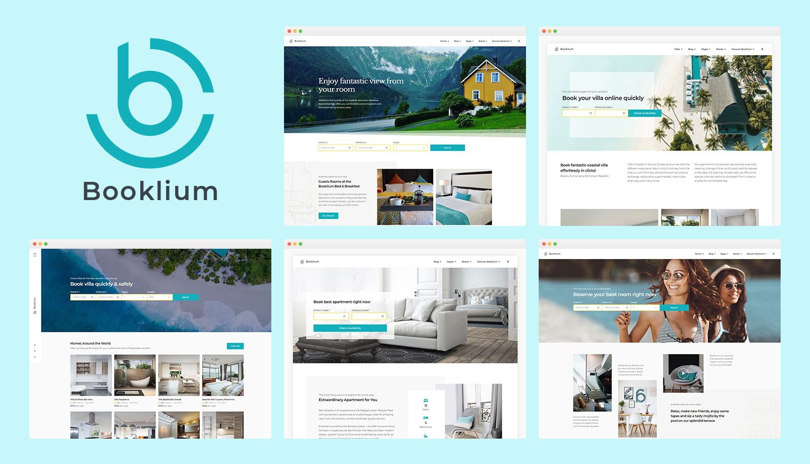 MotoPress Booklium v2.0.0 多功能民宿业务WordPress 主题下载
