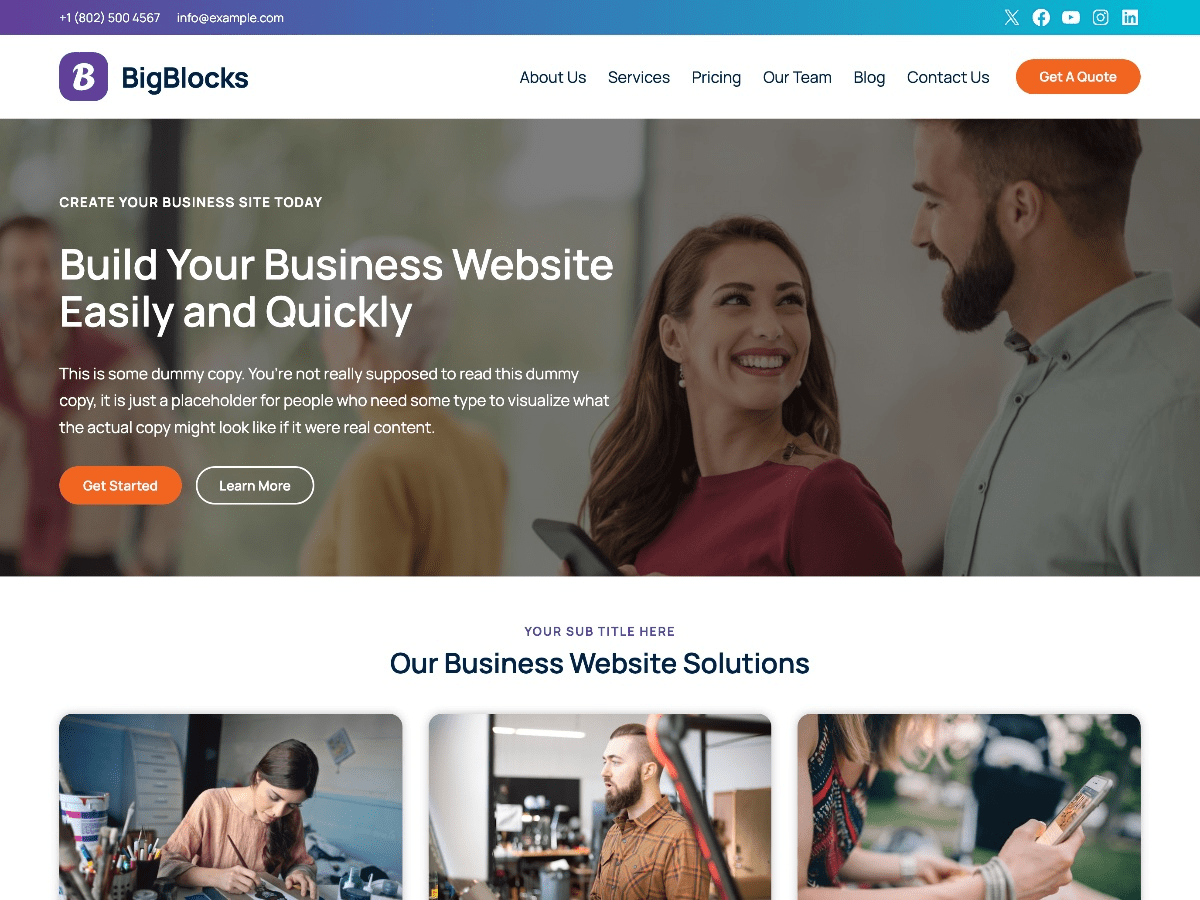 BigBlocksPro v1.0.0 WPEnjoy 主题下载