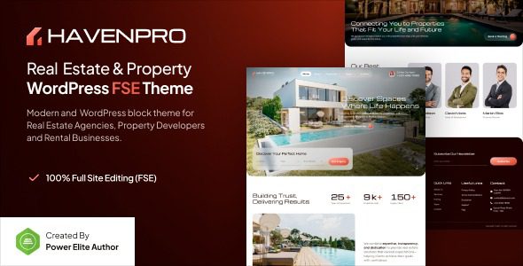 Havenpro v1.0.0 房地产代理及物业 WordPress 主题下载