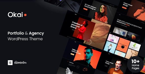 Okai v1.2.0 创意作品集及代理机构 WordPress 主题下载