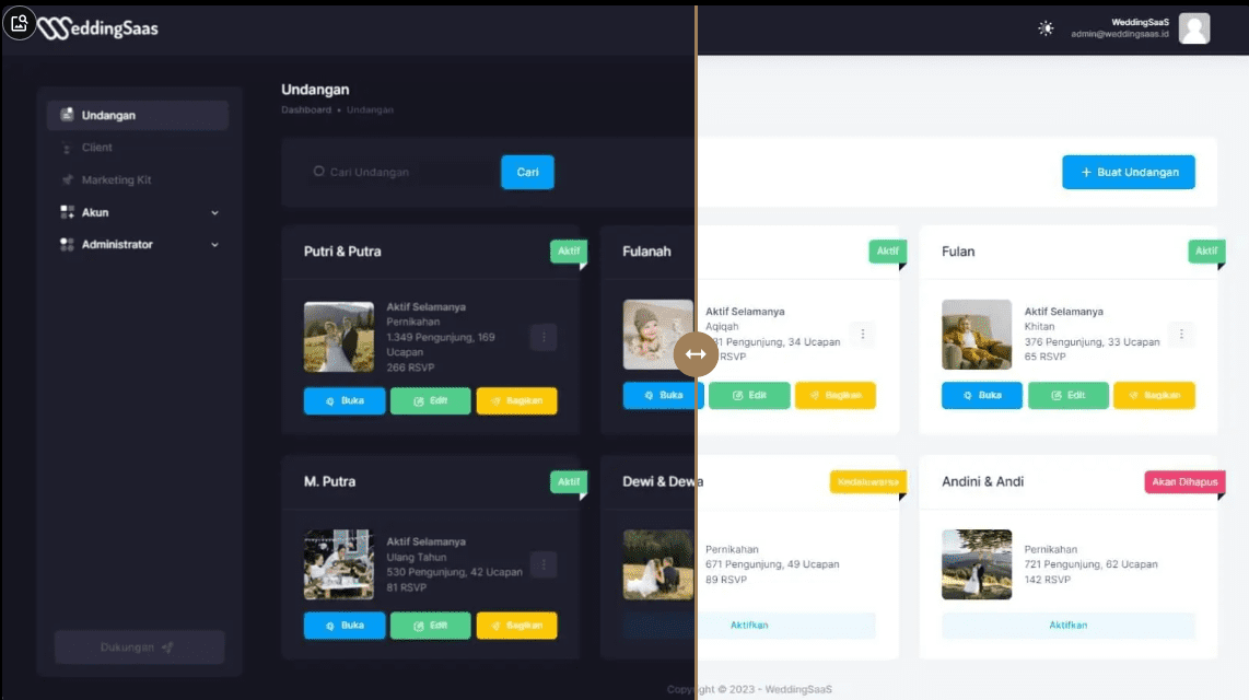 WeddingSaas Membership Pro v1.13.3 创建“婚礼电子邀请网站 SaaS 平台”的 WordPress 会员系统插件下载