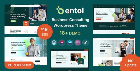 Bentol v1.4 商业咨询 WordPress 主题下载