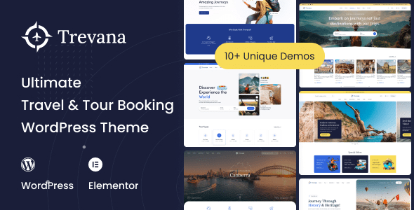 Trevana v1.0.5 旅游行程预订 WordPress 主题下载