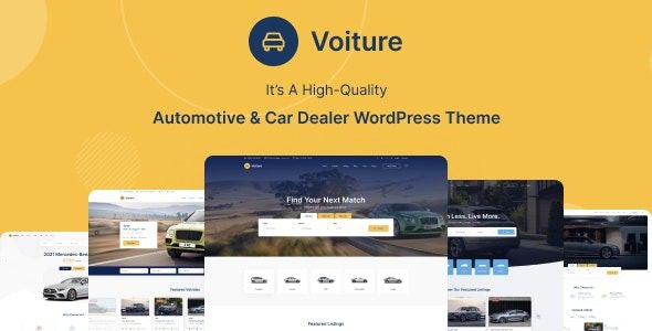 Voiture v1.1.21 汽车与汽车经销商 WordPress 主题下载