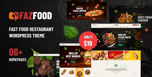 Fazfood v1.1.7 快餐店 WordPress 主题下载