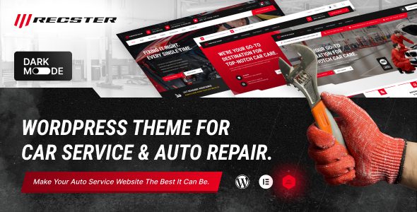Recster v1.0 —— 汽车保养与维修 WordPress 主题下载