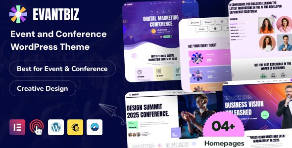 Evantbiz v1.0.0 会议与活动 WordPress 主题下载
