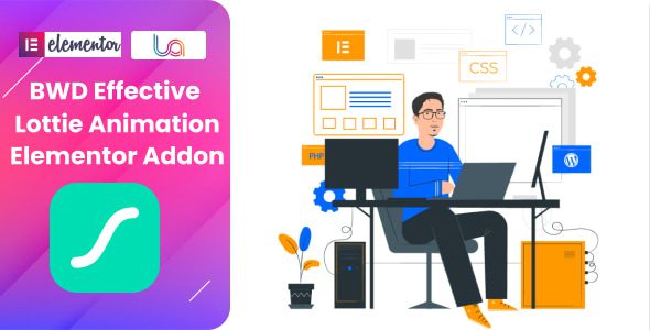 Effective Lottie v1.4 —— Elementor 动画插件下载