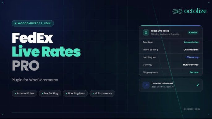 FedEx Live Rates PRO (Octolize) v5.3.4 [Activated] FedEx运费自动计算插件下载