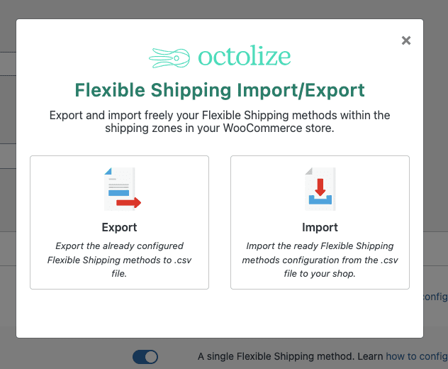 Flexible Shipping Import/Export v1.5.23 [by Octolize, WpDesk] [Activated] 运费模板插件下载