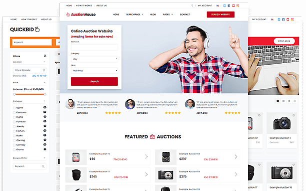 PremiumPress Auction Theme v.10.9.0 拍卖网站下载