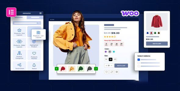 ShopBuilder Pro v2.3.1 – Elementor WooCommerce Builder 插件下载
