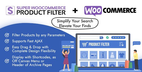 Super WooCommerce Product Filter & Shop Builder v2.0.0 产品筛选插件下载