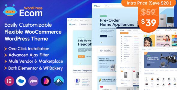 Ecom v1.3.2 多用途 WooCommerce WordPress 主题下载