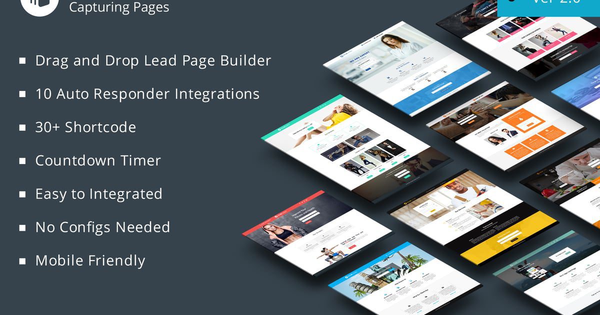 WP Lead Capturing Pages v2.6 WordPress插件下载