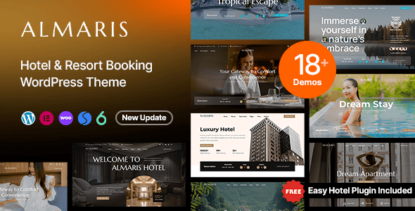 Almaris 1.3.7 – 酒店预订 WordPress 主题下载