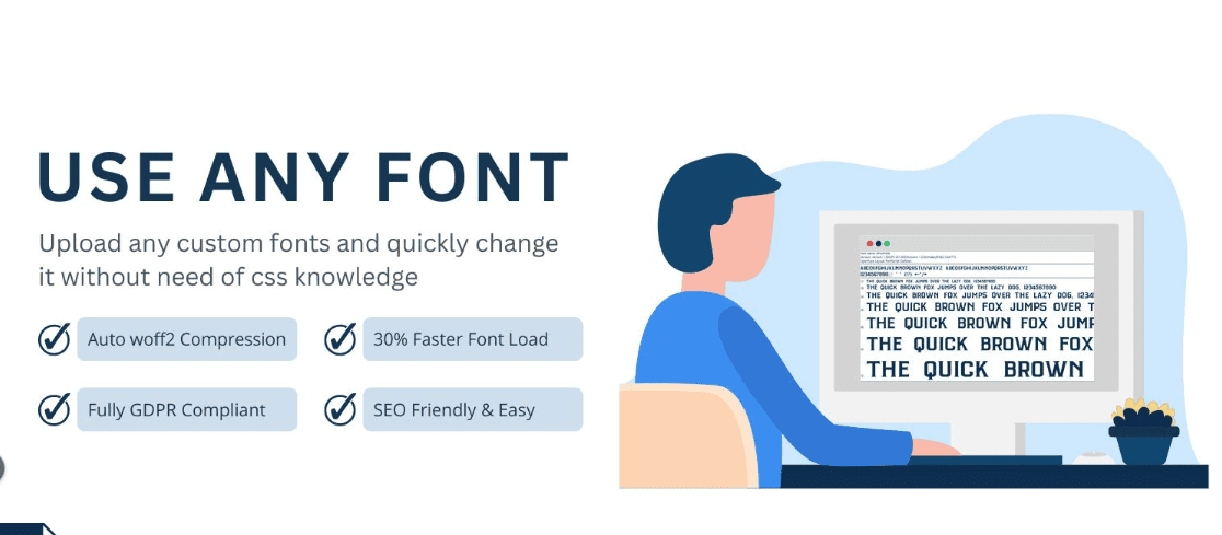 Use Any Font Pro v6.4 – 自定义字体上传工具插件下载