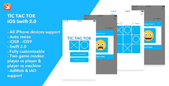 Tic Tac Toe iOS App v.2.0.1 应用源码下载