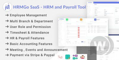HRMGo SaaS v8.4.0 人力资源管理和薪资工具源码下载