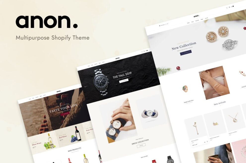 Anon v1.0.1 – 极简的响应式shopify商店主题下载