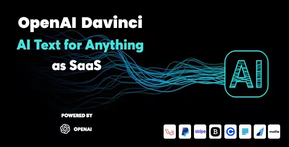 OpenAI Davinci v.7.0.0 – AI 写作助手和内容创作者SaaS PHP源码破解版下载