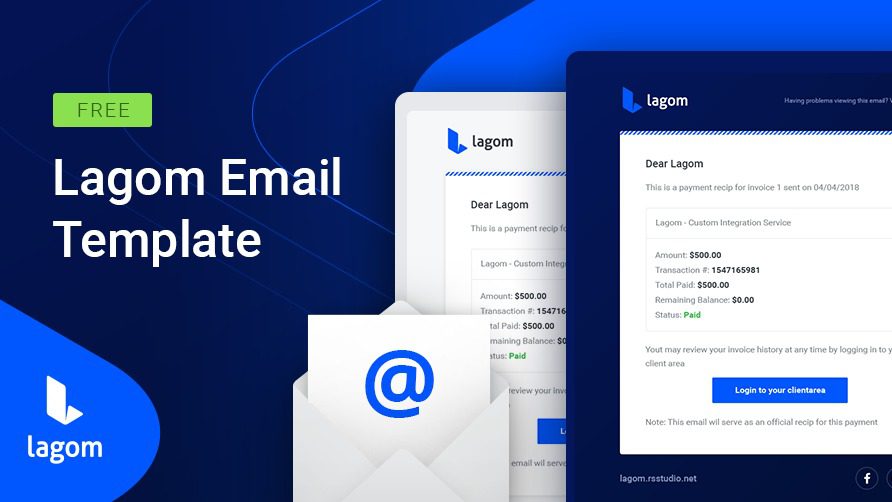 Lagom Whmcs Template v2.2.8 部署 WHMCS 网站模板下载